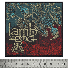 Нашивка ткана LAMB OF GOD - ASHES OF THE WAKE (ofp-269) Зображення