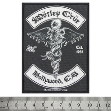 Нашивка ткана MOTLEY CRUE - HOLLYWOOD (ofp-278) Изображение