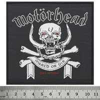 Нашивка ткана MOTORHEAD - MARCH OR DIE (ofp-284) Зображення