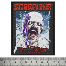 Нашивка ткана SCORPIONS - BLACKOUT (ofp-297) Зображення