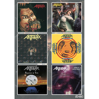 Стікерпак Anthrax (album covers 1984-1993) SP-228 Изображение