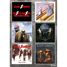 Стікерпак Black Sabbath (album covers 1976-2013) SP-240 Зображення