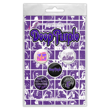 Подарунковий набір значків DEEP PURPLE - LOGO (iol-075) Зображення