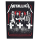 Нашивка наспинна катана METALLICA - MASTER OF PUPPETS BAND (olbp-080) Зображення
