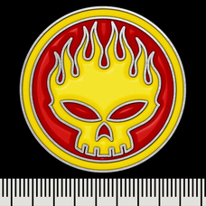 Пін THE OFFSPRING - SKULL LOGO (pnol-035) Изображение