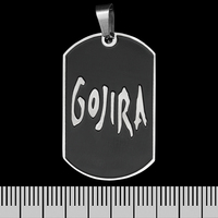 Кулон Gojira (logo), чорний жетон (ptsb-206) Изображение