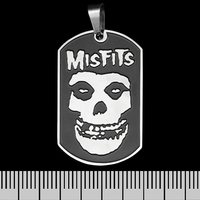 Кулон Misfits (The Crimson Ghost), чорний жетон (ptsb-212) Зображення