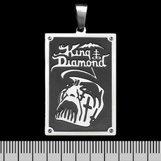 Кулон King Diamond, чорний прямокутний (ptsb-214) Изображение
