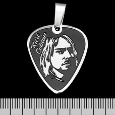 Кулон Nirvana (Kurt Cobain), чорний медіатор (ptsb-223) Изображение