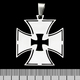 Кулон Залізний хрест (хрест в хресті), фігурний (ptsb-234) Зображення