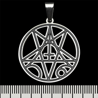 Кулон Morbid Angel (pentagram), круглий (ptsb-237) Изображение