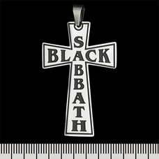 Кулон Black Sabbath (cross), фігурний (ptsb-239) Зображення