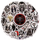 Набір стікерів Satanic goat skulls (stk-101), 51 шт. Зображення