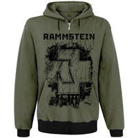 Оливкове худі Rammstein 