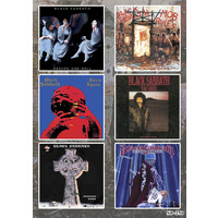 Стікерпак Black Sabbath (album covers 1980-1995) SP-250 Изображение