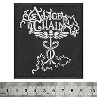 Нашивка термо Alice in Chains (winged serpent Caduceus logo) (stp-016) Изображение