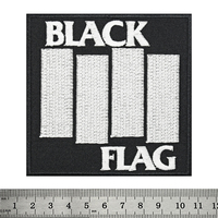 Нашивка термо Black Flag (logo) (stp-019) Зображення
