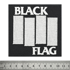 Нашивка термо Black Flag (logo) (stp-019) Зображення