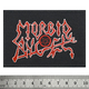Нашивка термо Morbid Angel (red logo) (stp-027) Зображення