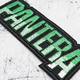 Нашивка термо Pantera (green logo) (stp-031) Зображення