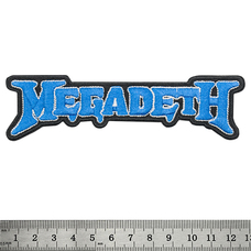 Нашивка термо Megadeth (blue logo) (stp-061) Зображення