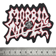 Нашивка термо Morbid Angel (white logo) (stp-077) Зображення