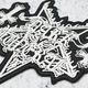 Нашивка термо Dark Funeral (white logo) (stp-080) Изображение