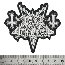 Нашивка термо Dark Funeral (white logo) (stp-080) Зображення