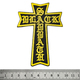 Нашивка термо Black Sabbath (yellow cross) (stp-081) Зображення