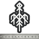 Нашивка термо Wardruna (rune logo) (stp-087) Изображение