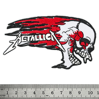 Нашивка термо Metallica (flaming skull) (stp-107) Изображение