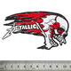 Нашивка термо Metallica (flaming skull) (stp-107) Изображение