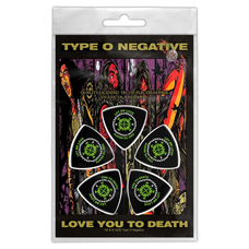 Подарунковий набір медіаторів TYPE O NEGATIVE - LOVE YOU TO DEATH (mol-074) Изображение