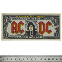 Нашивка ткана AC/DC - BANK NOTE (ofp-346) Зображення