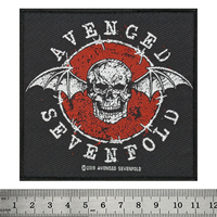 Нашивка ткана AVENGED SEVENFOLD - DISTRESSED SKULL (ofp-330) Изображение