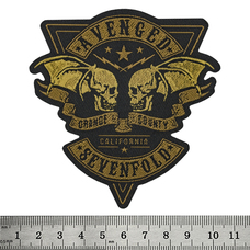 Нашивка ткана AVENGED SEVENFOLD - ORANGE COUNTY CUT OUT (ofp-339) Изображение