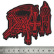 Нашивка ткана DEATH - LOGO CUT OUT (ofp-324) Изображение
