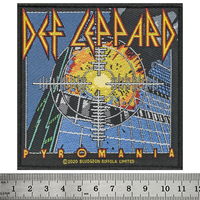 Нашивка ткана DEF LEPPARD - PYROMANIA (ofp-351) Изображение