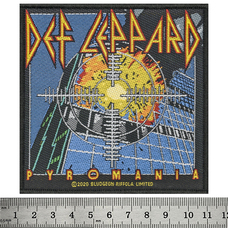 Нашивка ткана DEF LEPPARD - PYROMANIA (ofp-351) Изображение