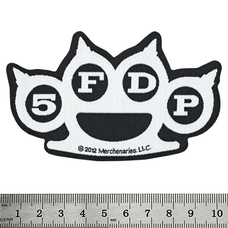 Нашивка ткана FIVE FINGER DEATH PUNCH - KNUCKLES CUT-OUT (ofp-315) Изображение