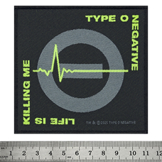 Нашивка ткана TYPE O NEGATIVE - LIFE IS KILLING ME (ofp-331) Изображение