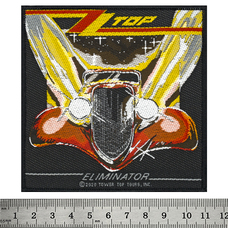 Нашивка ткана ZZ TOP - ELIMINATOR (ofp-328) Зображення
