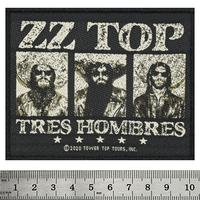 Нашивка ткана ZZ TOP - TRES HOMBRES (ofp-329) Изображение