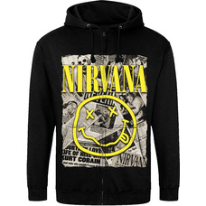 Худі на блискавці Just Hoods - Nirvana (newspaper) Зображення