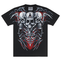 Футболка Три черепи, всевидюче око (Rock Eagle, Total t-shirt) Изображение