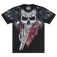 Футболка Череп з червоною банданою - Life X Death (Rock Eagle, Total t-shirt) Зображення