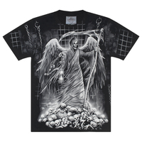Футболка Ангел смерті на черепах (Rock Eagle, Total t-shirt) Изображение