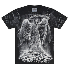 Футболка Ангел смерті на черепах (Rock Eagle, Total t-shirt) Изображение