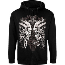Худі на блискавці Just Hoods - Viking With Skull Зображення