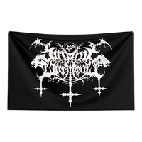 Прапор Satanic Warmaster (logo) sfc-084 Зображення